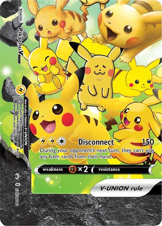 Image of Pikachu V-UNION Sword and Shield Promos #SWSH141