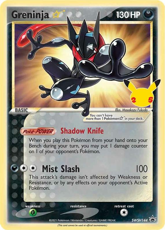 Image of Greninja Star Sword and Shield Promos #SWSH144