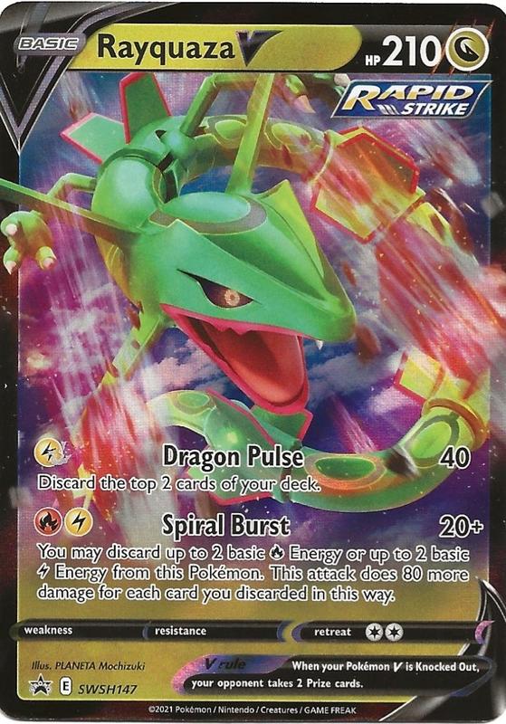 Image of Rayquaza V Sword and Shield Promos #SWSH147