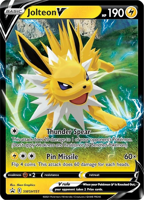 Image of Jolteon V Sword and Shield Promos #SWSH151