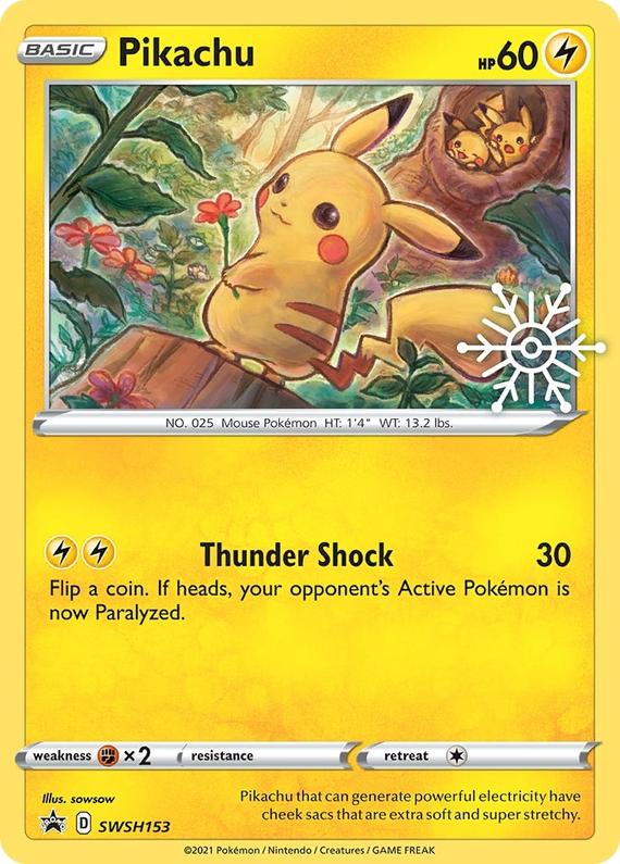 Image of Pikachu Sword and Shield Promos #SWSH153