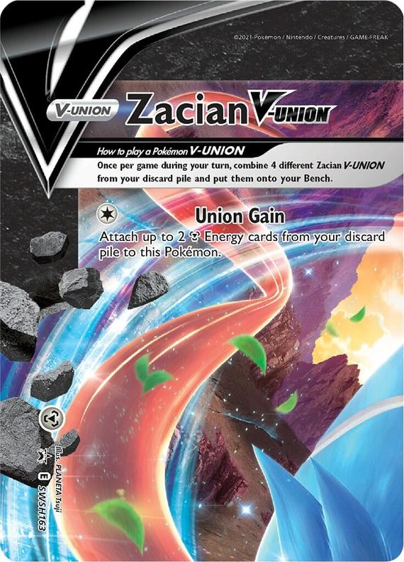 Image of Zacian V-UNION Sword and Shield Promos #SWSH163