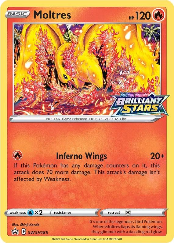 Image of Moltres Sword and Shield Promos #SWSH185