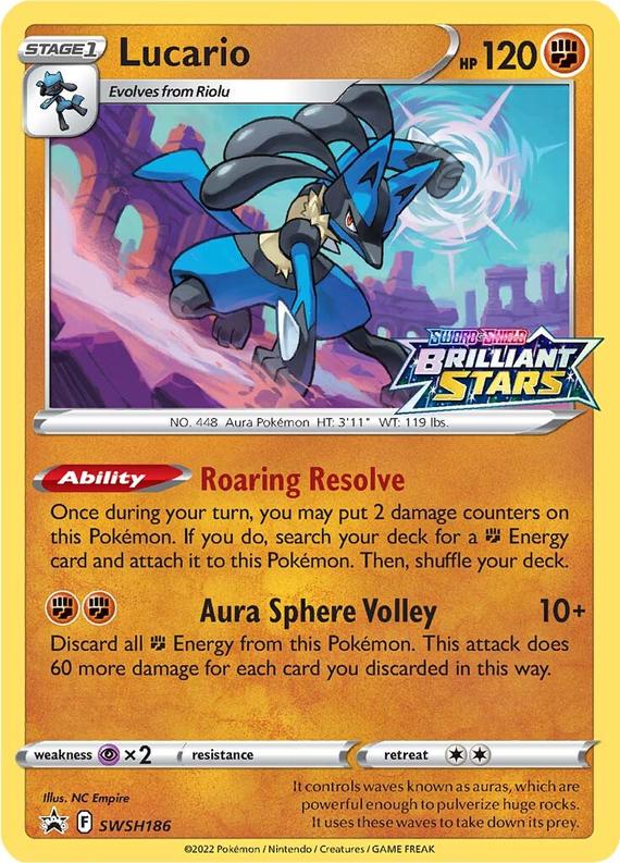 Image of Lucario Sword and Shield Promos #SWSH186