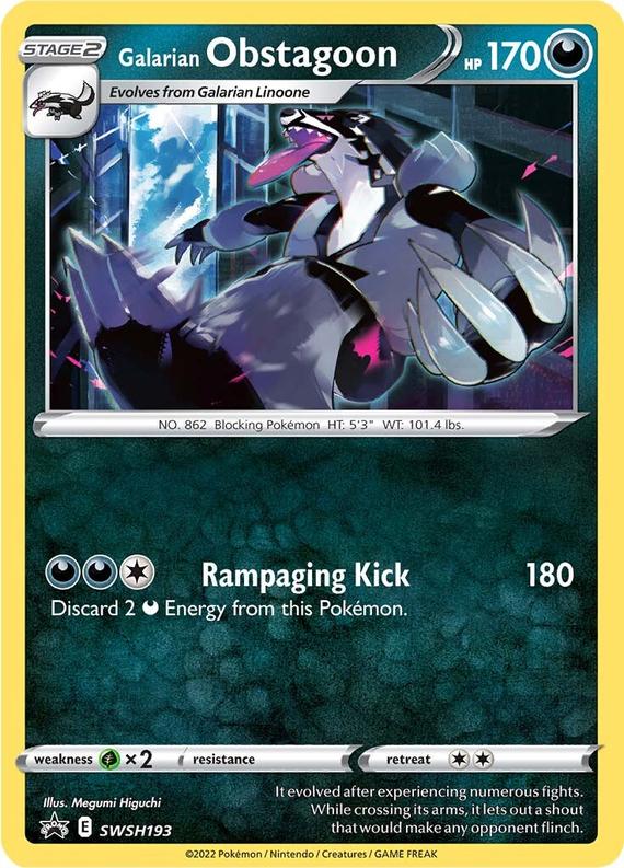 Image of Galarian Obstagoon Sword and Shield Promos #SWSH193