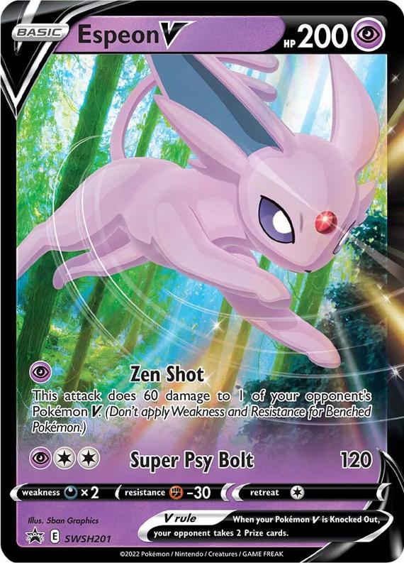 Image of Espeon V Sword and Shield Promos #SWSH201
