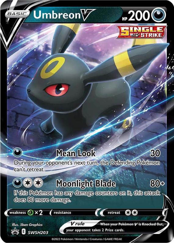 Image of Umbreon V Sword and Shield Promos #SWSH203