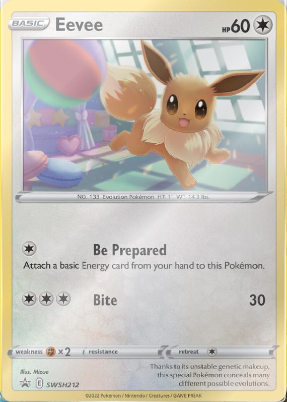 Image of Eevee Sword and Shield Promos #SWSH212