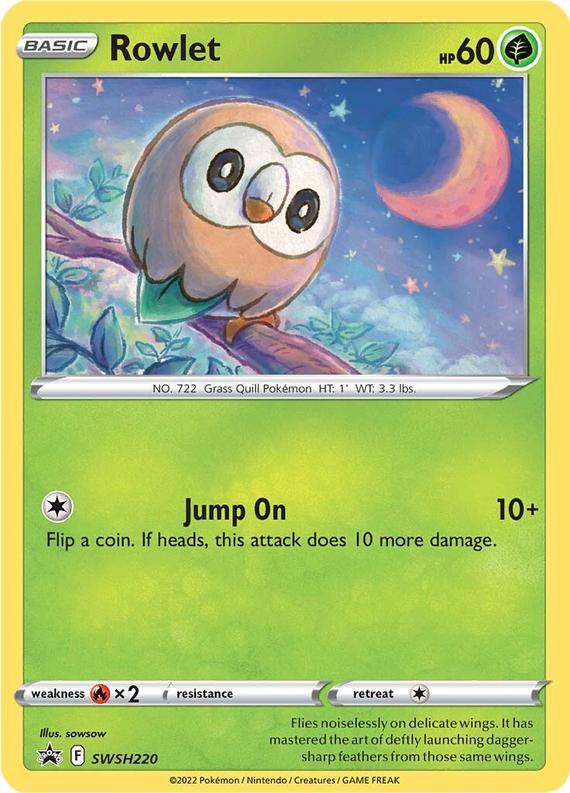 Image of Rowlet Sword and Shield Promos #SWSH220