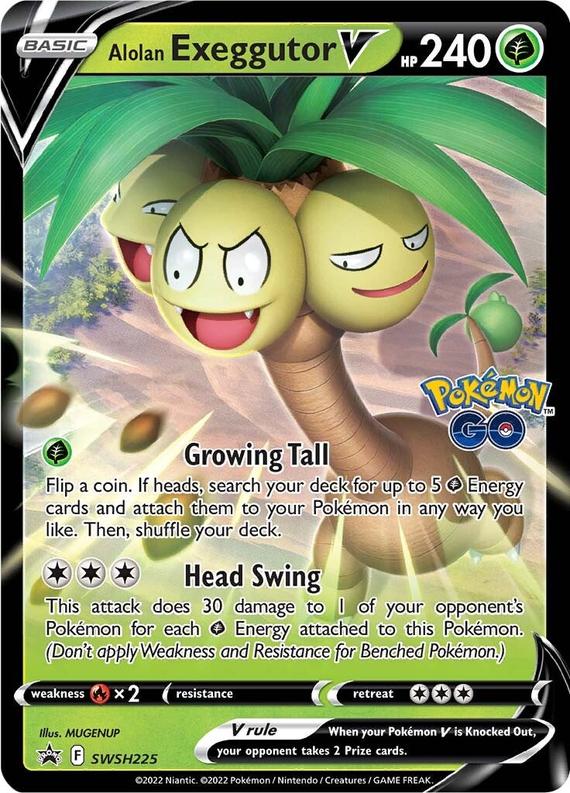 Image of Alolan Exeggutor V Sword and Shield Promos #SWSH225