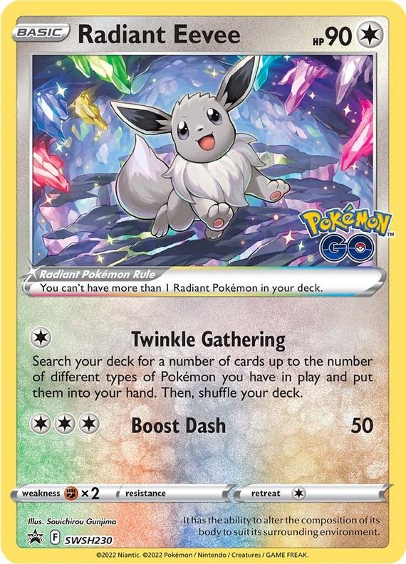 Image of Radiant Eevee Sword and Shield Promos #SWSH230