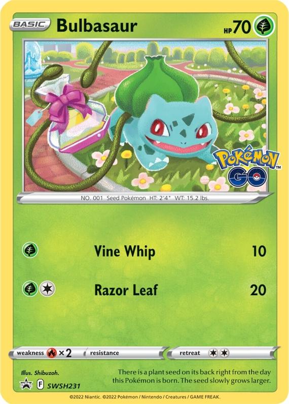 Image of Bulbasaur Sword and Shield Promos #SWSH231