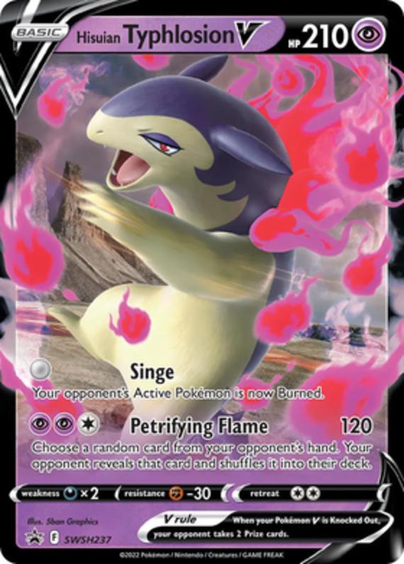 Image of Hisuian Typhlosion V Sword and Shield Promos #SWSH237