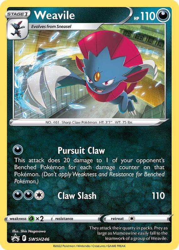 Image of Weavile Sword and Shield Promos #SWSH246