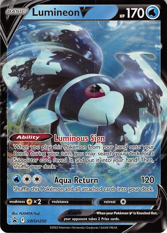 Image of Lumineon V Sword and Shield Promos #SWSH250