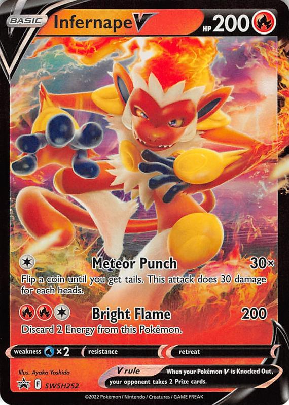 Image of Infernape V Sword and Shield Promos #SWSH252