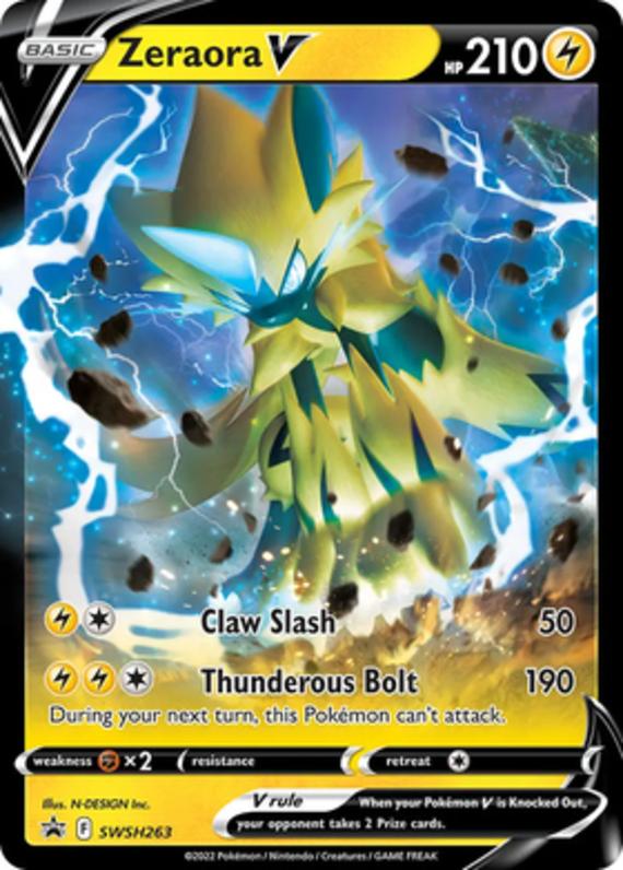 Image of Zeraora V Sword and Shield Promos #SWSH263