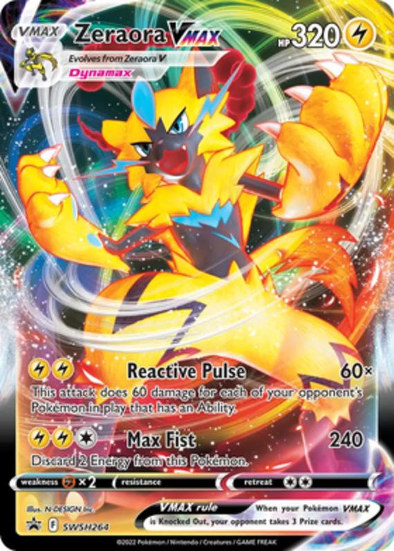 Image of Zeraora VMAX Sword and Shield Promos #SWSH264