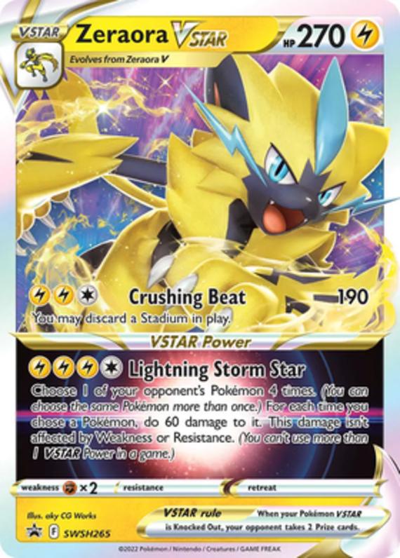 Image of Zeraora VSTAR Sword and Shield Promos #SWSH265