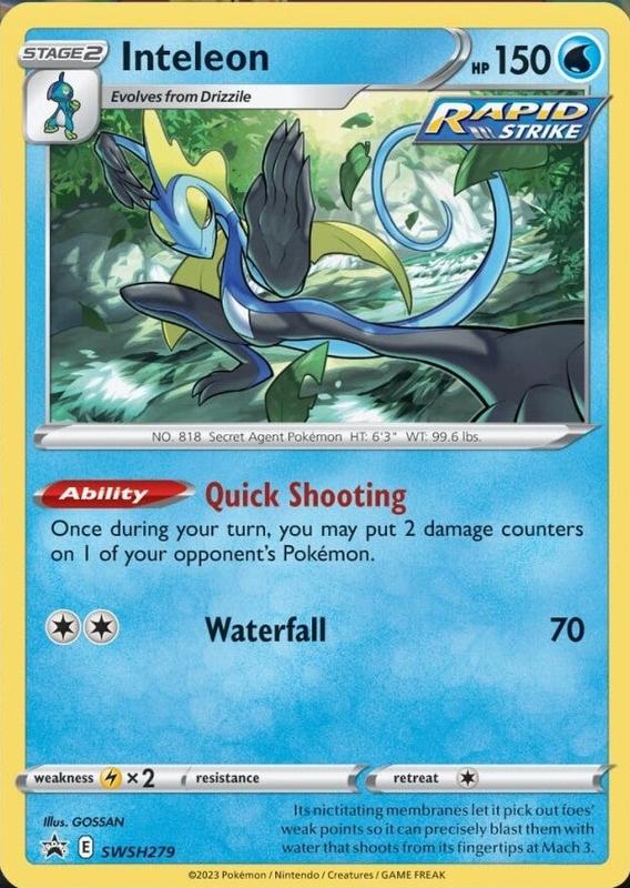 Image of Inteleon Sword and Shield Promos #SWSH279