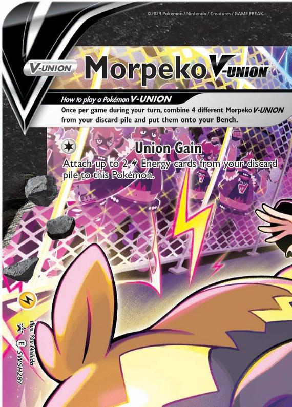 Image of Morpeko V-UNION Sword and Shield Promos #SWSH287