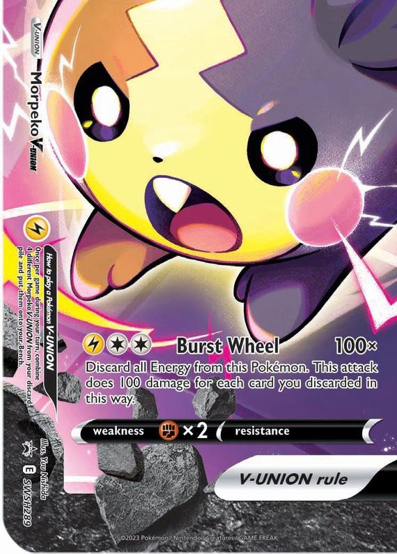 Image of Morpeko V-UNION Sword and Shield Promos #SWSH289