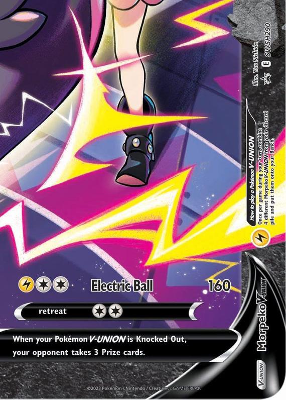 Image of Morpeko V-UNION Sword and Shield Promos #SWSH290