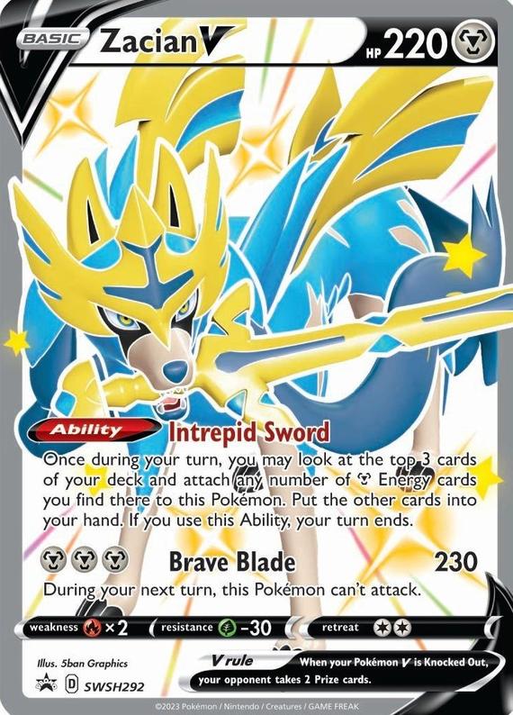 Image of Zacian V Sword and Shield Promos #SWSH292