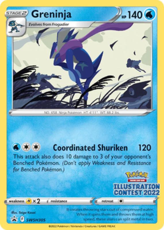 Image of Greninja Sword and Shield Promos #SWSH305