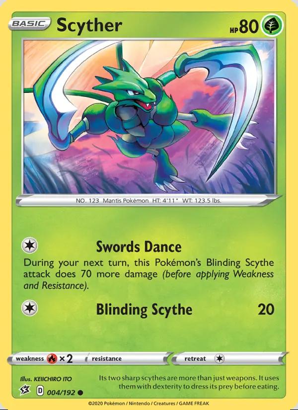 Image of Scyther Rebel Clash (RCL) #004
