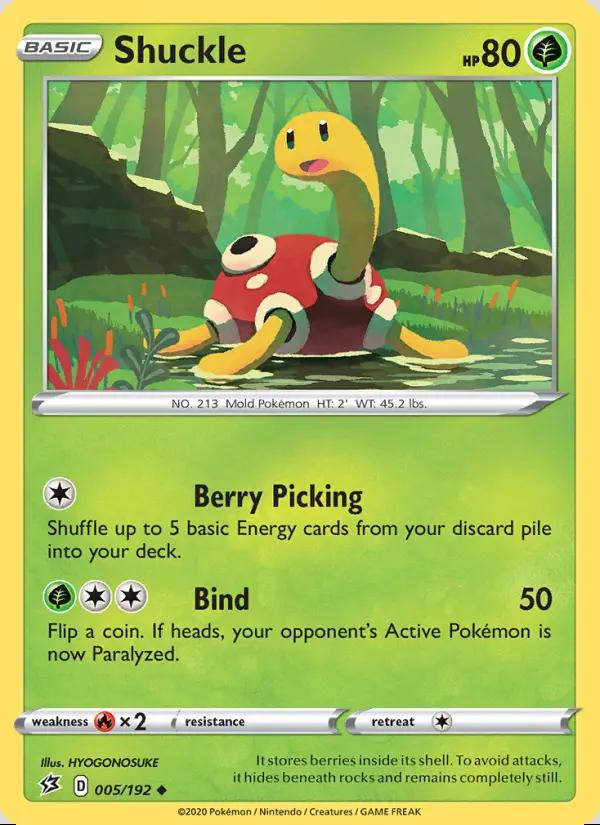 Image of Shuckle Rebel Clash (RCL) #005