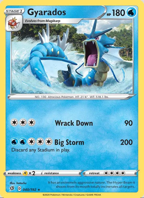 Image of Gyarados Rebel Clash (RCL) #040