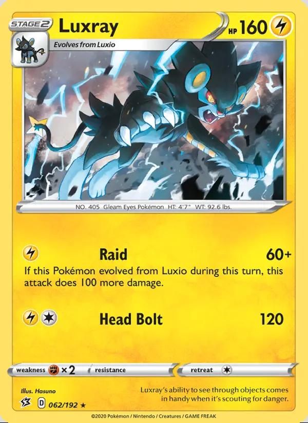 Image of Luxray Rebel Clash (RCL) #062