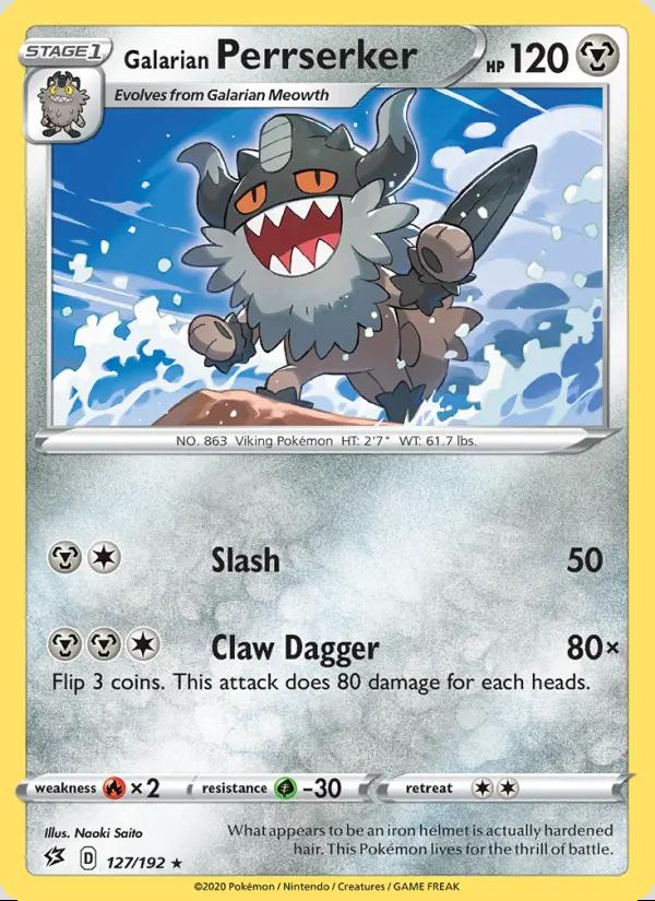 Image of Galarian Perrserker Rebel Clash (RCL) #127