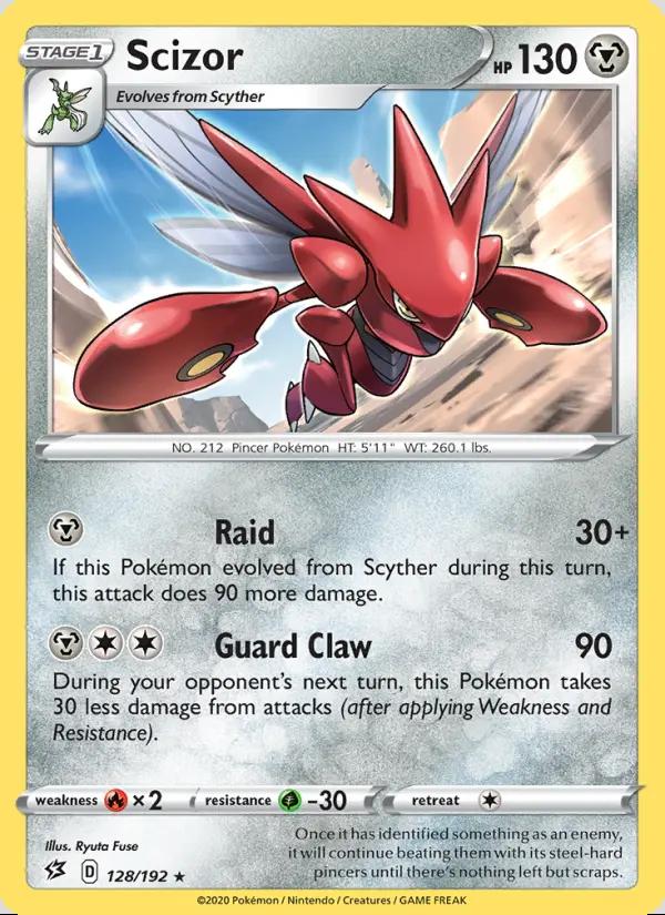 Image of Scizor Rebel Clash (RCL) #128