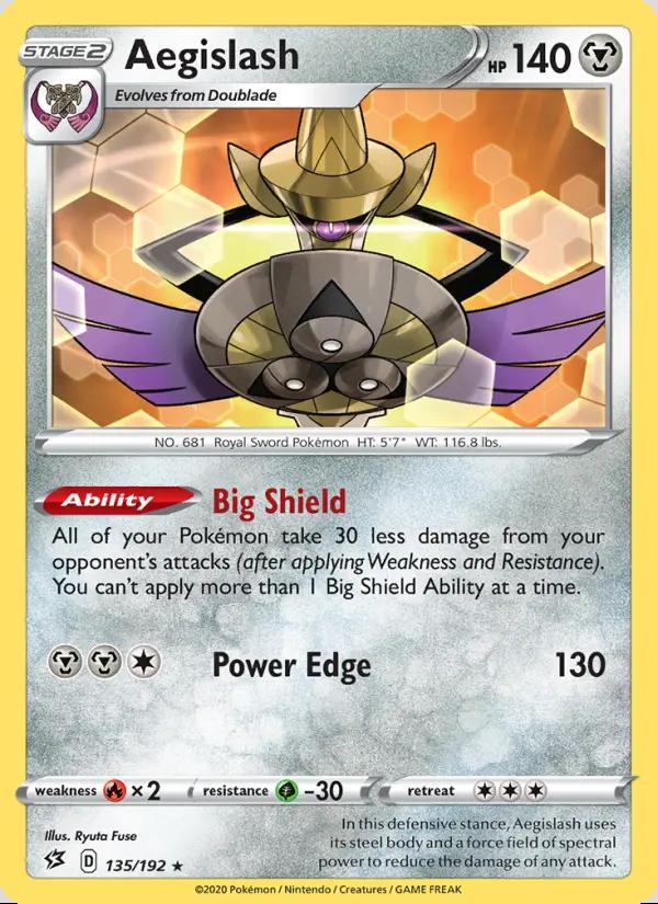 Image of Aegislash Rebel Clash (RCL) #135
