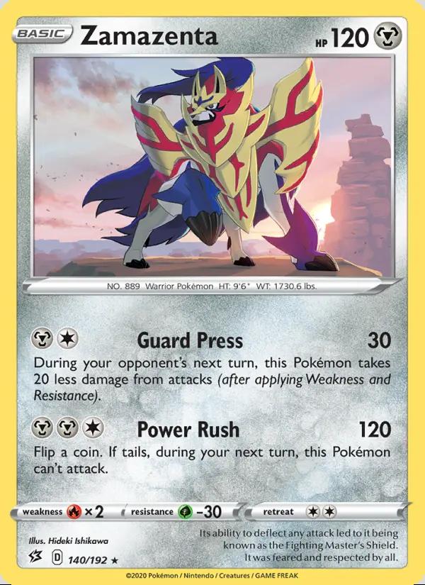 Image of Zamazenta Rebel Clash (RCL) #140