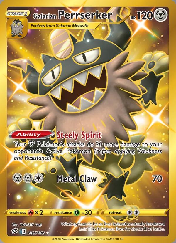Image of Galarian Perrserker Rebel Clash (RCL) #205