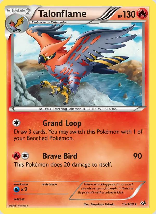 Image of Talonflame Roaring Skies (ROS) #15