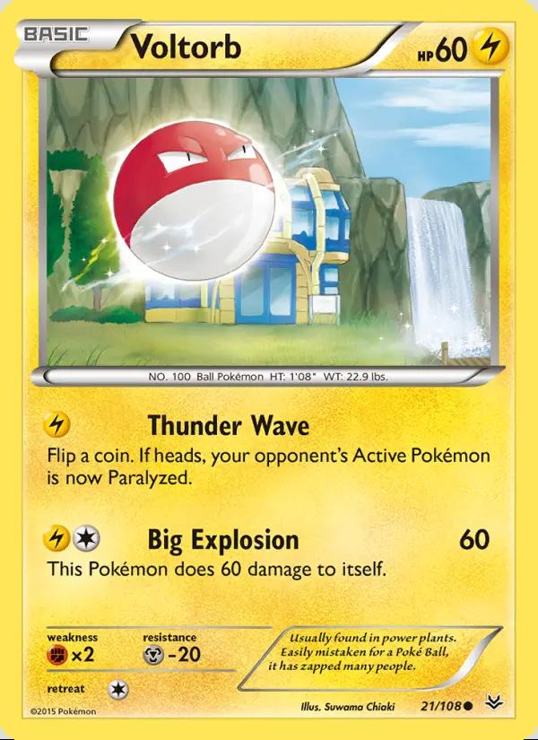 Image of Voltorb Roaring Skies (ROS) #21