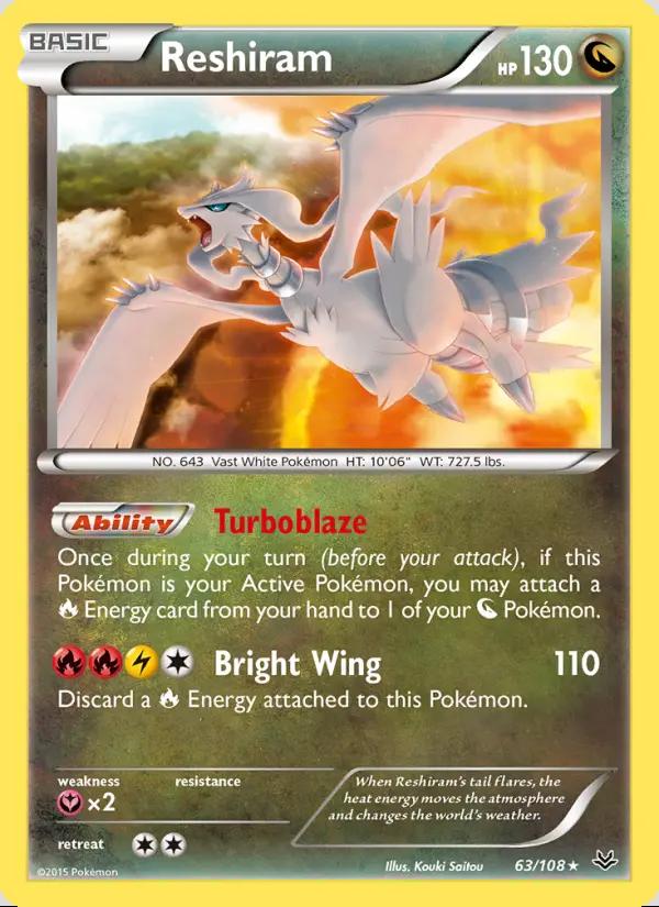 Image of Reshiram Roaring Skies (ROS) #63
