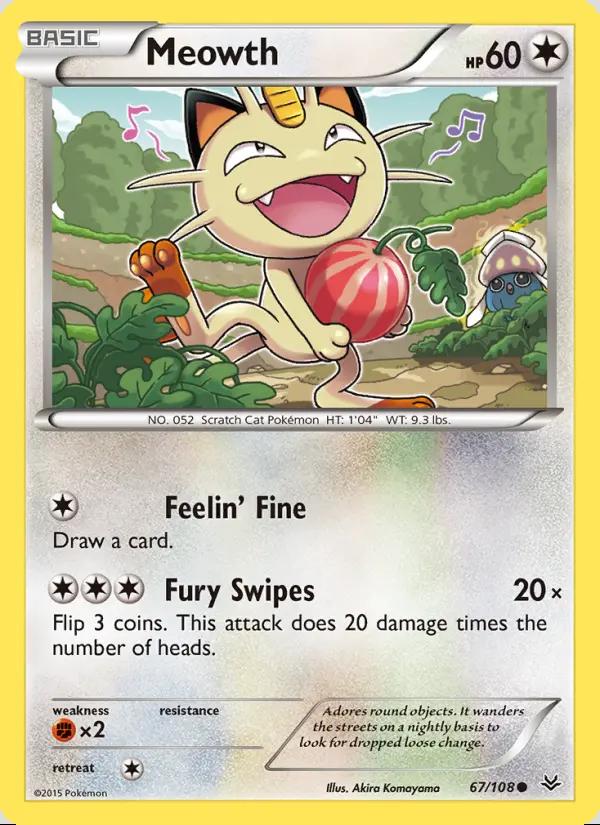 Image of Meowth Roaring Skies (ROS) #67