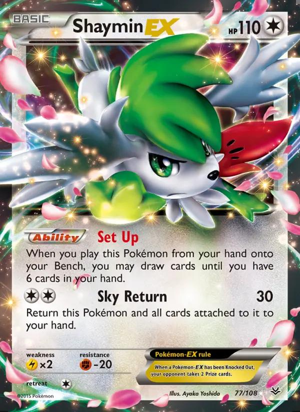 Image of Shaymin-EX Roaring Skies (ROS) #77