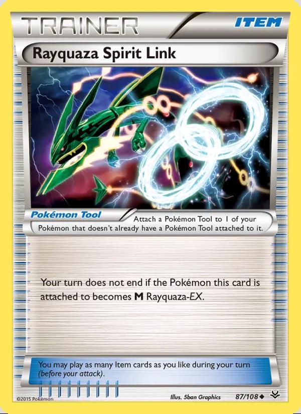 Image of Rayquaza Spirit Link Roaring Skies (ROS) #87
