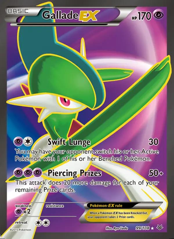 Image of Gallade-EX Roaring Skies (ROS) #99