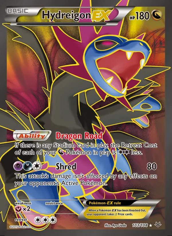 Image of Hydreigon-EX Roaring Skies (ROS) #103