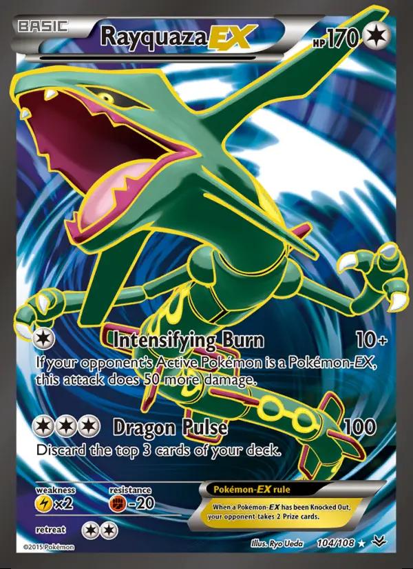 Image of Rayquaza-EX Roaring Skies (ROS) #104