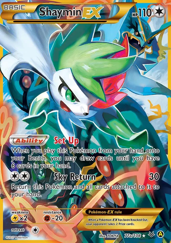 Image of Shaymin-EX Roaring Skies (ROS) #77a