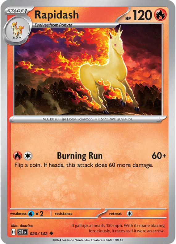 Image of Rapidash Stellar Crown (SCR) #020