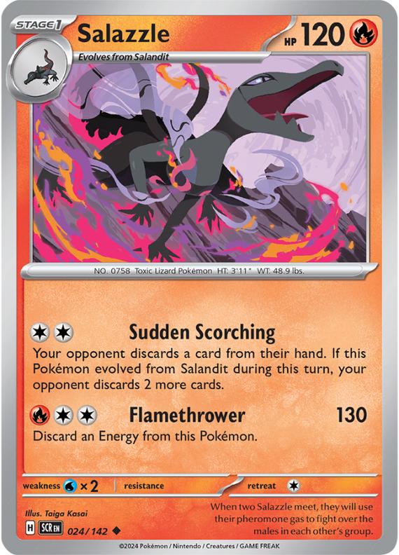 Image of Salazzle Stellar Crown (SCR) #024